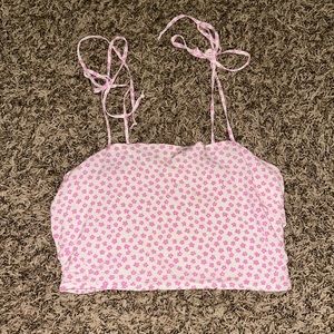 pacsun flower crop top